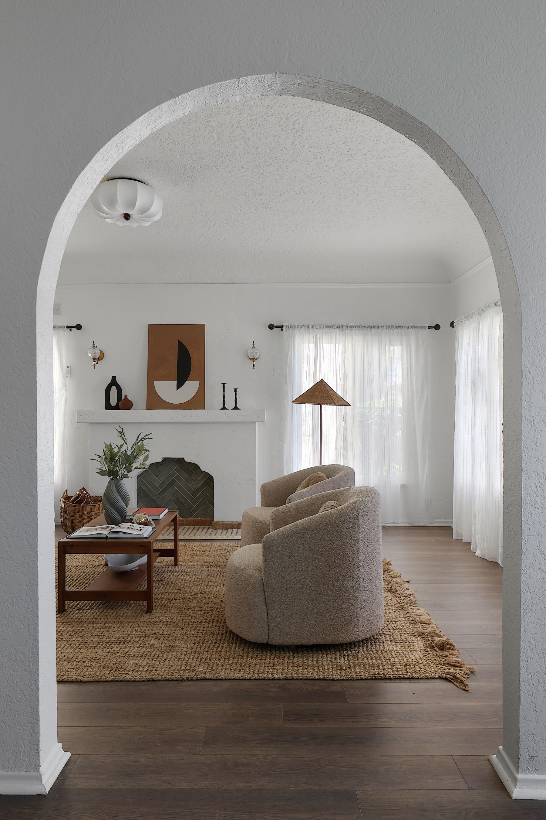 3120 W 43rd Place living room through original archway